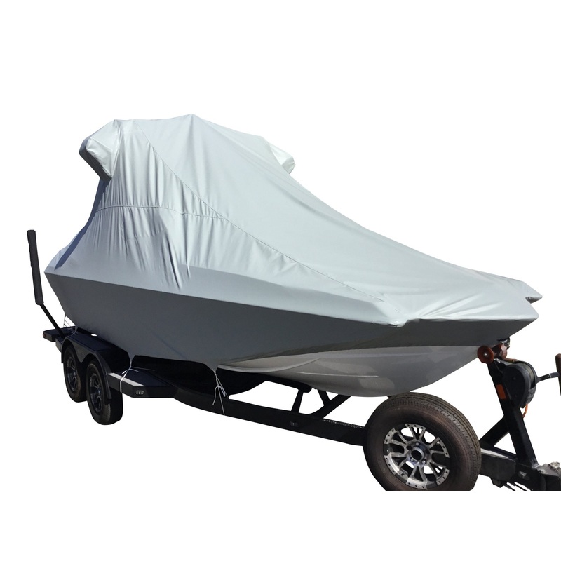 Axis A20 with Grey Skull Tower and Factory Bimini Double Up Storage Cover