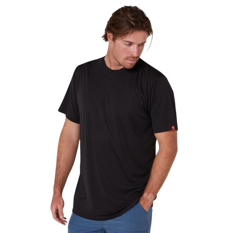 Follow Sun Tee in Black Heather