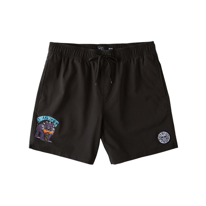 Billabong Dog Days Layback Boardshorts in Black