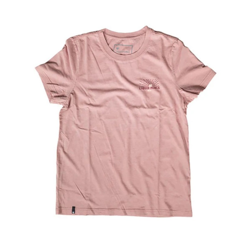 Liquid Force Women’s Alpine Fade Tee in Rose