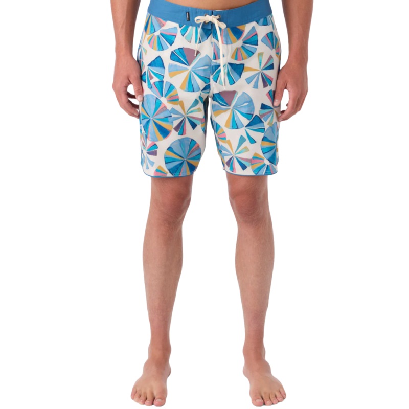 O’Neill Hyperfreak Mysto Scallop 19″ Boardshort in Cream