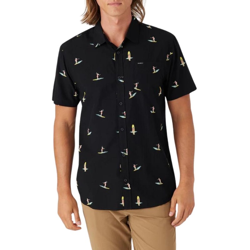 O’Neill Oasis Eco SS Standard Shirt in Black
