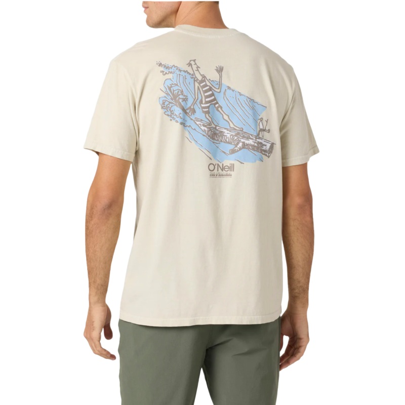 O’Neill OG Log Tee in Light Khaki