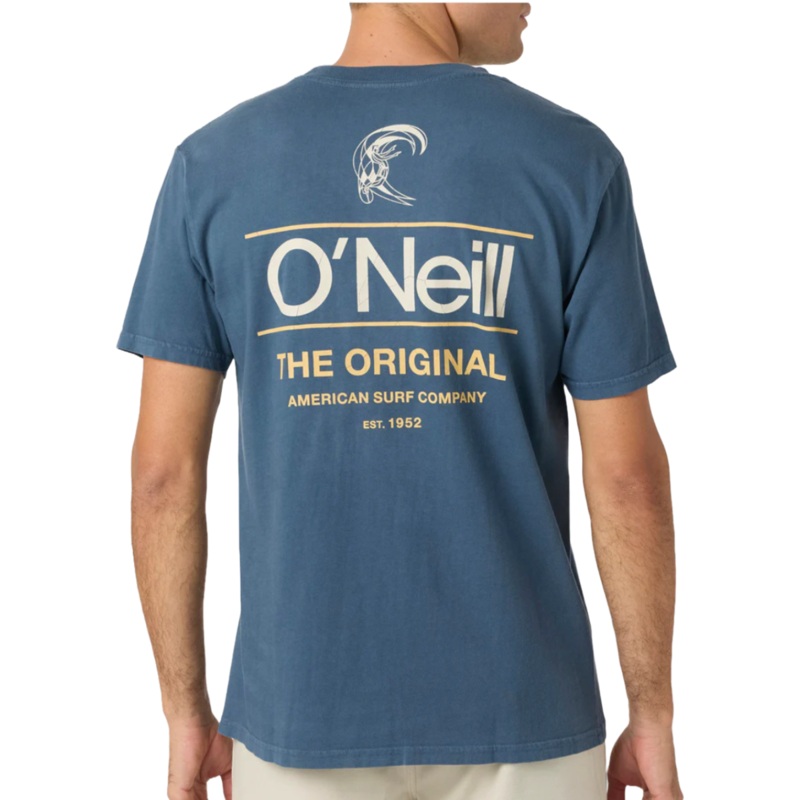O’Neill OG Parallel Lines Tee in VN Indigo