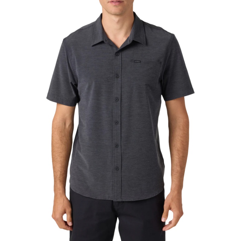 O’Neill TRVLR UPF Traverse Relaxed Fit Shirt in Black