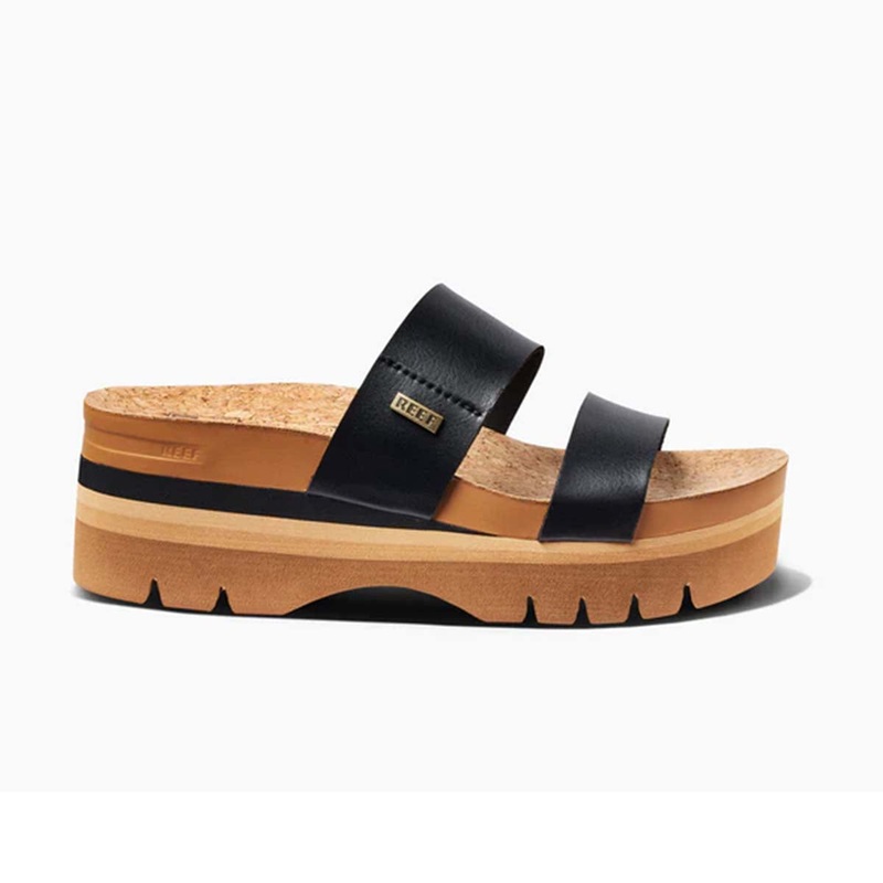 Reef Cushion Vista Higher Women’s Sandal in Black