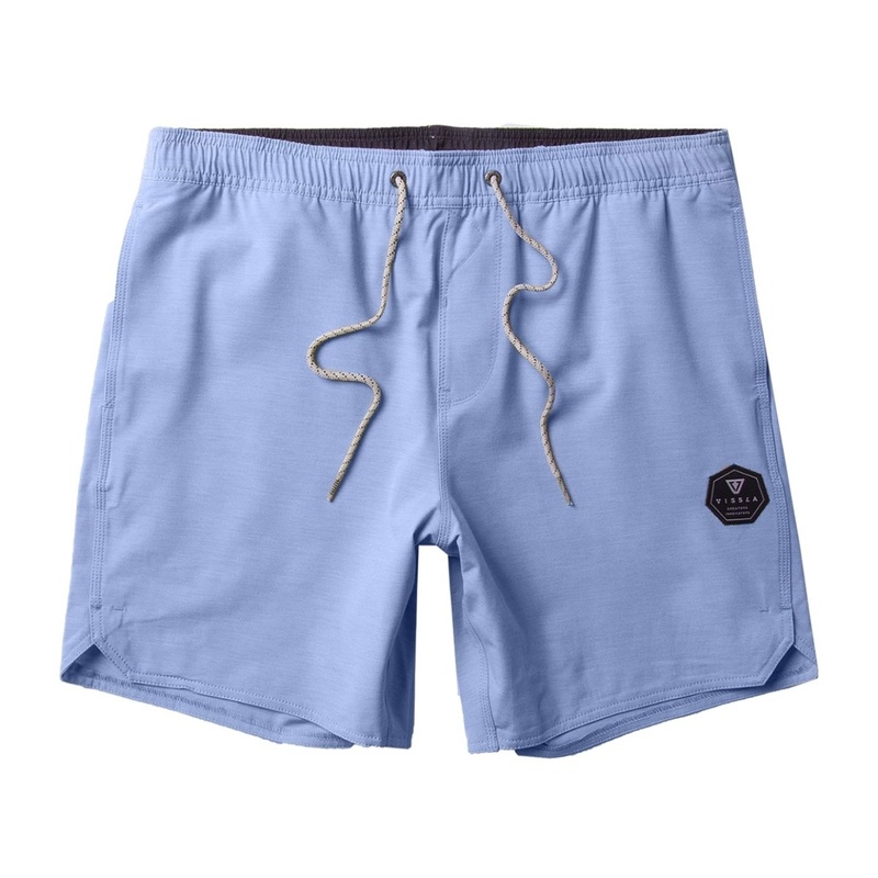 Vissla Breakers 16.5″ Ecolastic Boardshorts in Harbor Blue