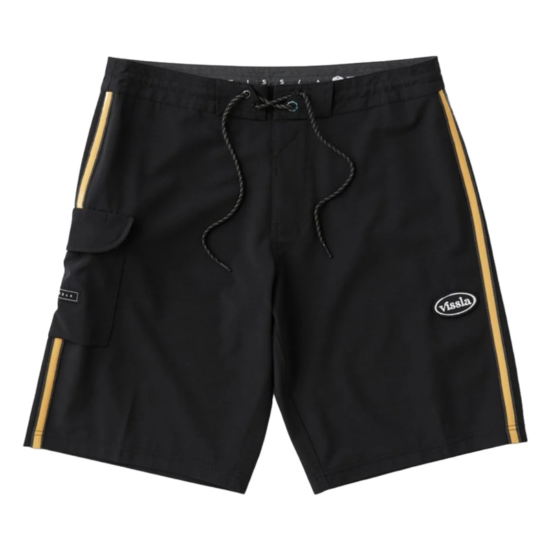 Vissla Long Sets 21″ Boardshort in Black